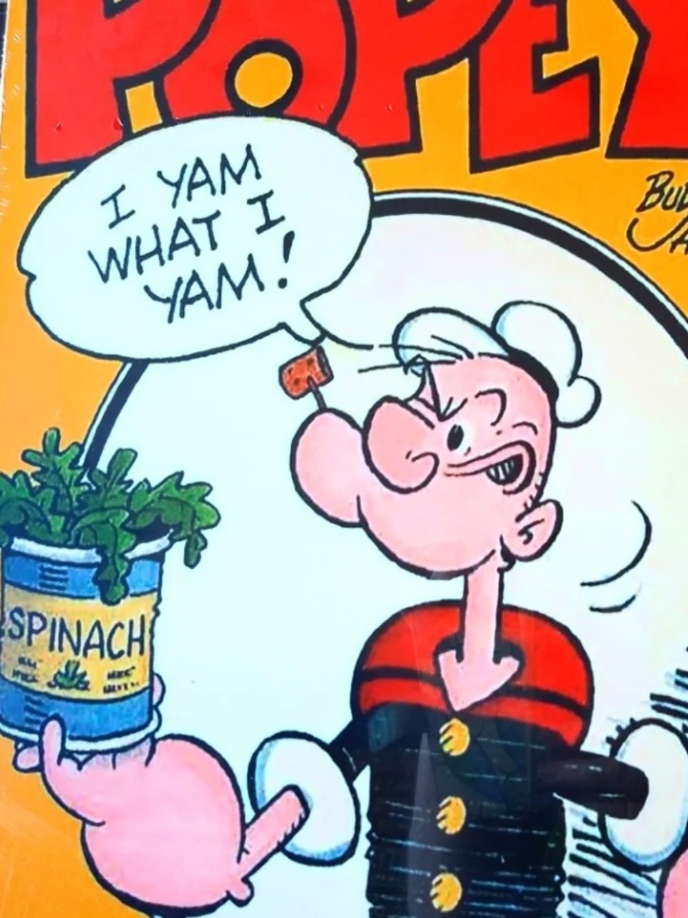 Spinach Party Poster - Pink, Red, Yellow Artwork